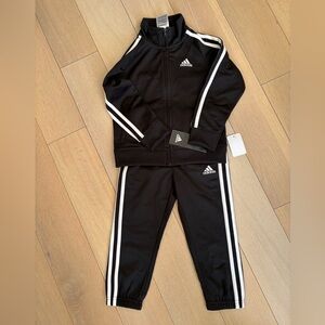 Adidas Black Tracksuit Set 3T